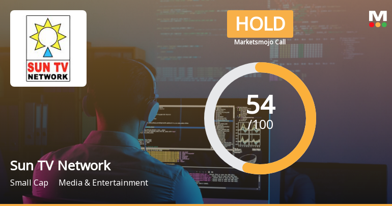 Sun TV Network Ltd. is Rated Hold by MarketsMOJO