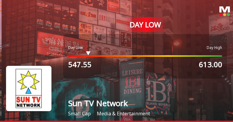 Sun TV Network Ltd. Hits Intraday Low Amid Price Pressure on 4 May 2026