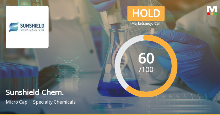 Sunshield Chemicals Ltd is Rated Hold
