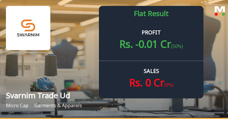 Svarnim Trade Udyog Q4 FY26: Zero Revenue Signals Deepening Business Crisis