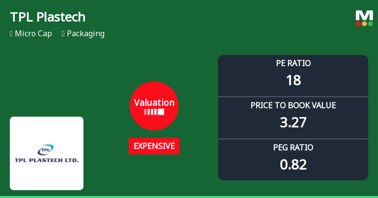 TPL Plastech Ltd Valuation Shifts Signal Changing Market Perception