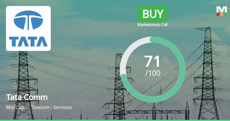 Tata Communications Ltd Upgraded to Buy on Strong Technical and Financial Metrics