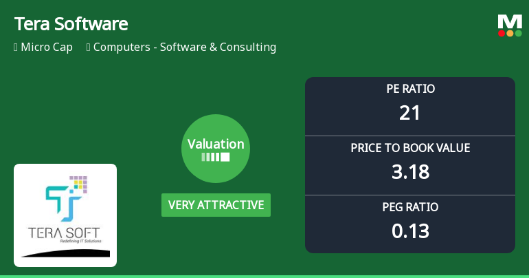 Tera Software Ltd Valuation Shifts to Very Attractive Amid Market Volatility