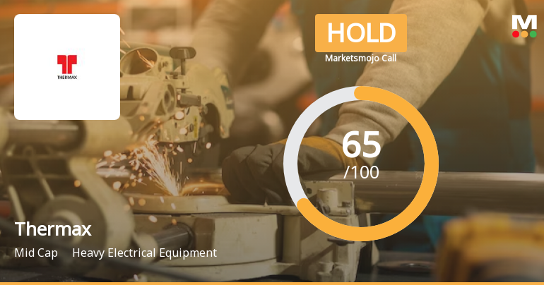 Thermax Ltd. is Rated Hold by MarketsMOJO