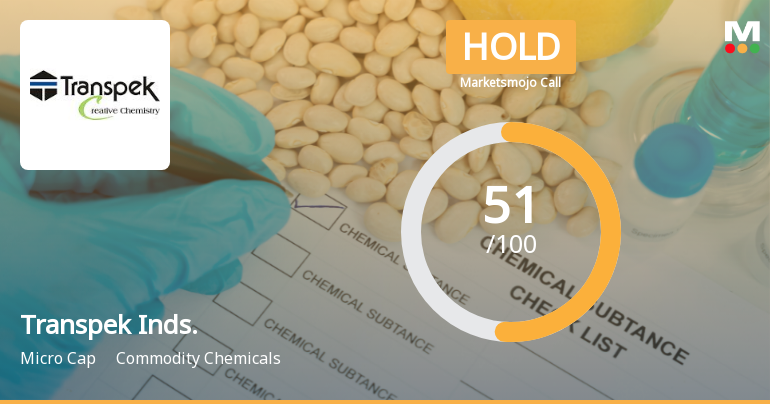Transpek Industry Ltd Upgraded to Hold by MarketsMOJO Amid Mixed Financial and Technical Signals