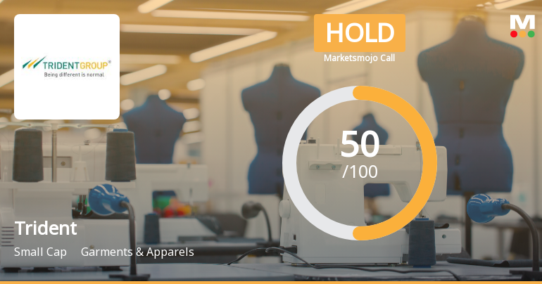 Trident Ltd Upgraded to Hold as Technicals Improve Amid Mixed Financials
