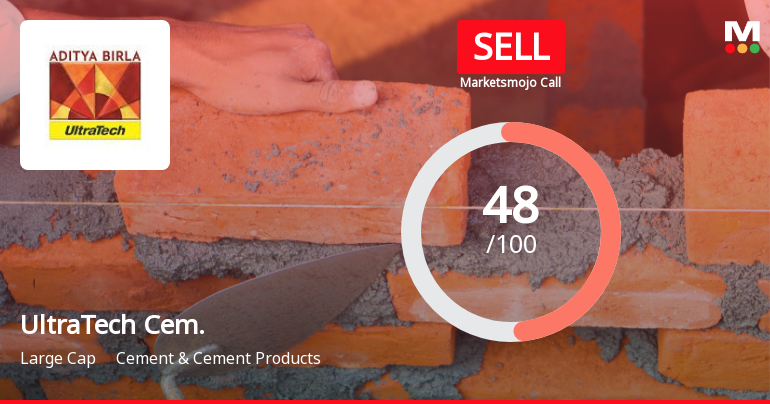 UltraTech Cement Ltd Downgraded to Sell Amid Valuation and Technical Concerns