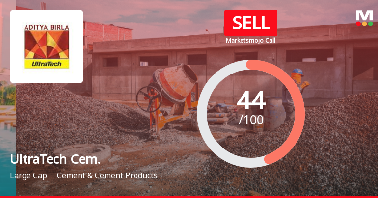 UltraTech Cement Ltd Downgraded to Sell Amid Technical Weakness and Valuation Concerns