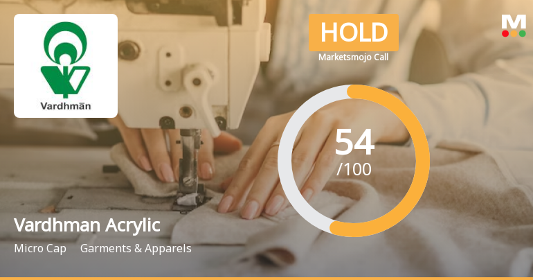 Vardhman Acrylics Ltd is Rated Hold by MarketsMOJO