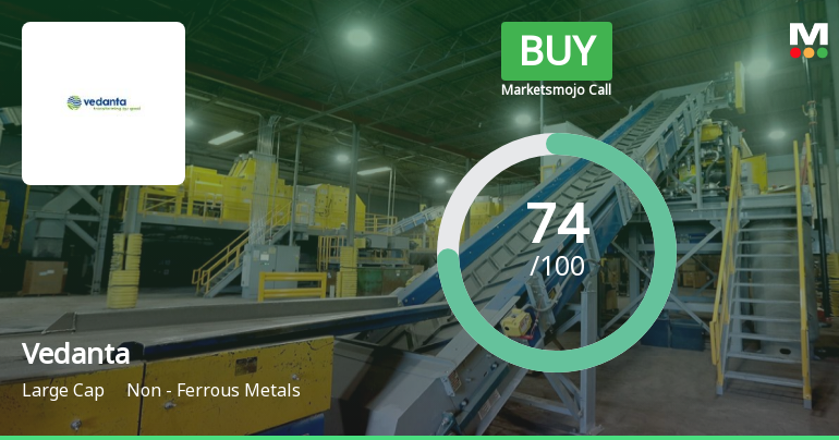 Vedanta Ltd. is Rated Buy by MarketsMOJO