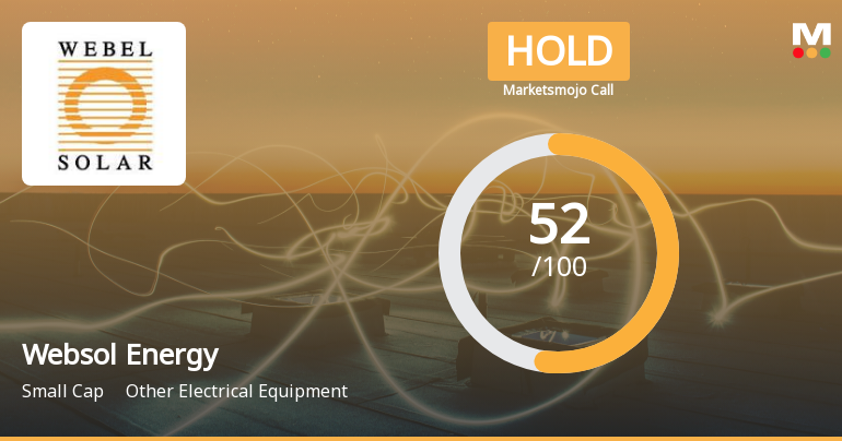 Websol Energy System Ltd is Rated Hold
