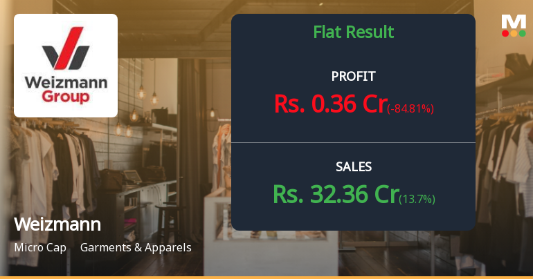 Weizmann Ltd Q4 FY26: Profit Plunges 75% as Margin Pressures Mount