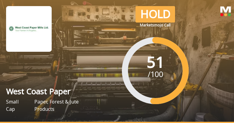 West Coast Paper Mills Ltd is Rated Hold