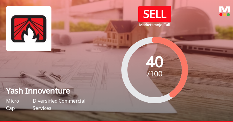 Yash Innoventures Ltd is Rated Sell by MarketsMOJO