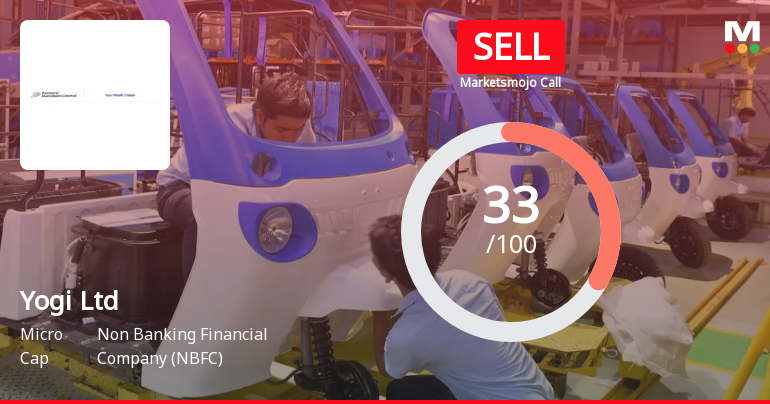 Yogi Ltd Upgraded to Sell as Technicals Improve Amid Mixed Fundamentals