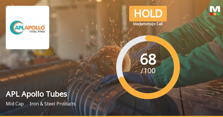 APL Apollo Tubes Ltd is Rated Hold