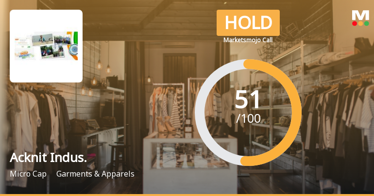Acknit Industries Ltd Upgraded to Hold by MarketsMOJO on Technical and Valuation Improvements