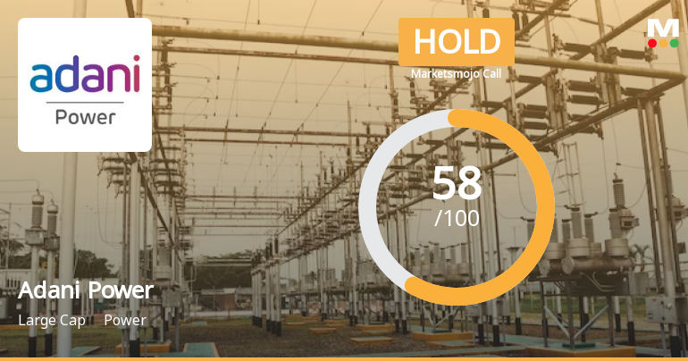 Adani Power Ltd is Rated Hold by MarketsMOJO