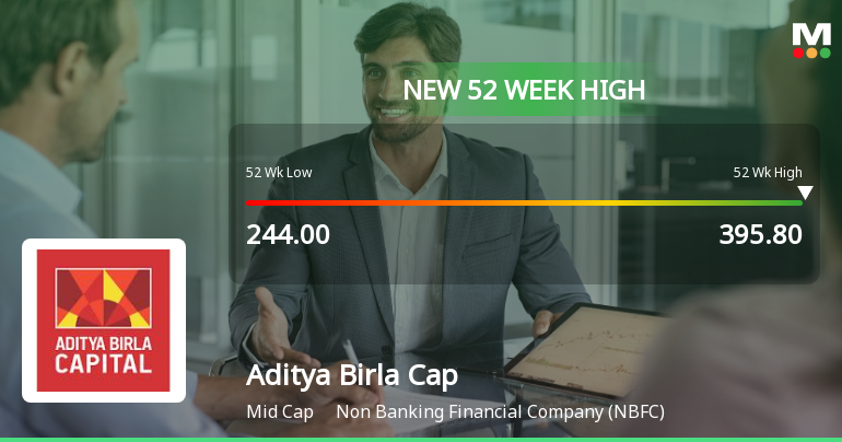 Broad-Based Technical Strength Lifts Aditya Birla Capital Ltd to 52-Week High of Rs 396.55