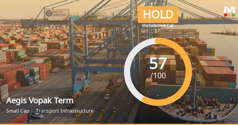 Aegis Vopak Terminals Ltd Upgraded to Hold on Technical and Financial Improvements