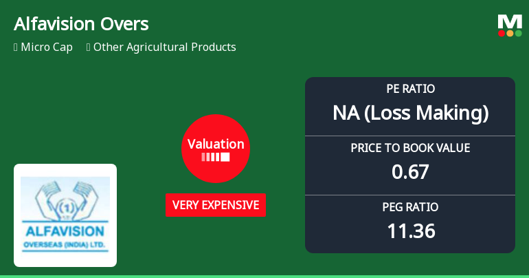 Alfavision Overseas (India) Ltd: Valuation Shifts Signal Heightened Price Risk
