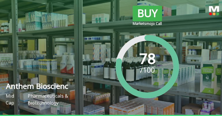 Anthem Biosciences Ltd is Rated Buy by MarketsMOJO