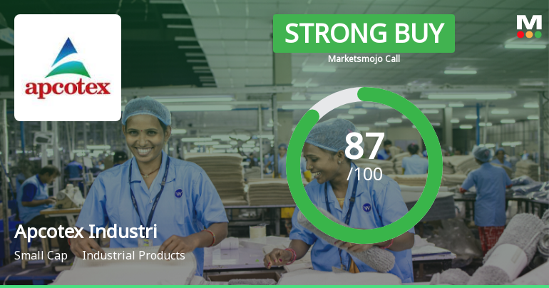 Apcotex Industries Ltd Upgraded to Strong Buy on Robust Valuation and Financial Performance