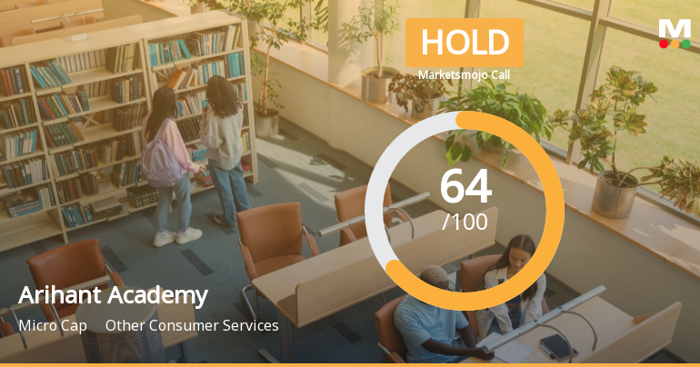 Arihant Academy Ltd is Rated Hold