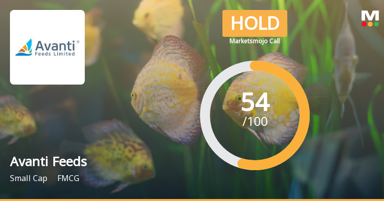 Avanti Feeds Ltd. is Rated Hold by MarketsMOJO