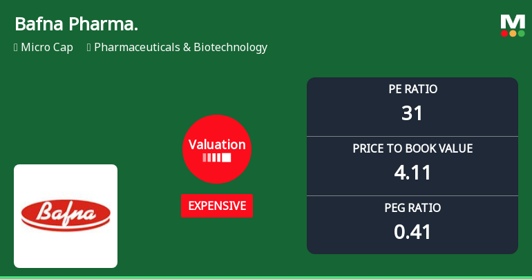 Bafna Pharmaceuticals Ltd Valuation Shifts Signal Price Attractiveness Challenges