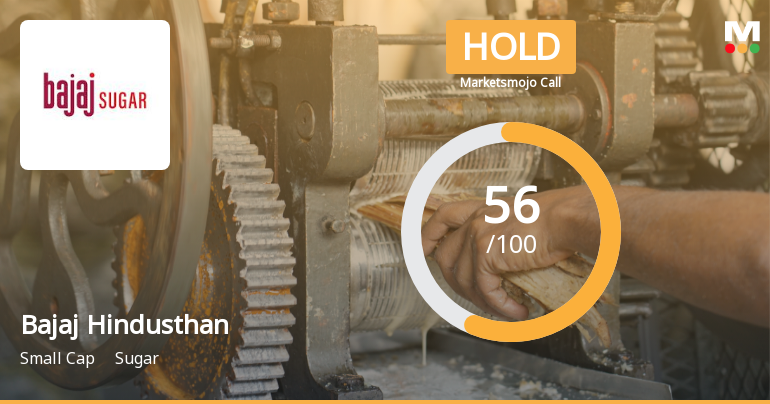 Bajaj Hindusthan Sugar Ltd Upgraded to Hold on Technical Improvements and Strong Quarterly Results