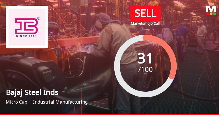 Bajaj Steel Industries Ltd Upgraded from Strong Sell to Sell Amid Mixed Financial and Technical Signals