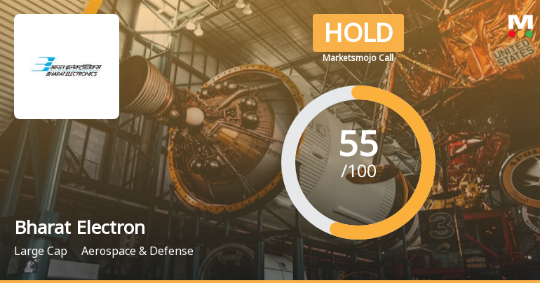 Bharat Electronics Ltd is Rated Hold