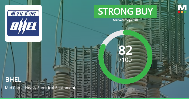 Bharat Heavy Electricals Ltd. is Rated Strong Buy
