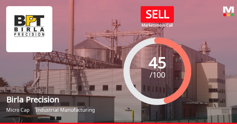 Birla Precision Technologies Downgraded to Sell Amid Technical and Financial Concerns