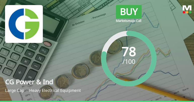 CG Power & Industrial Solutions Ltd is Rated Buy