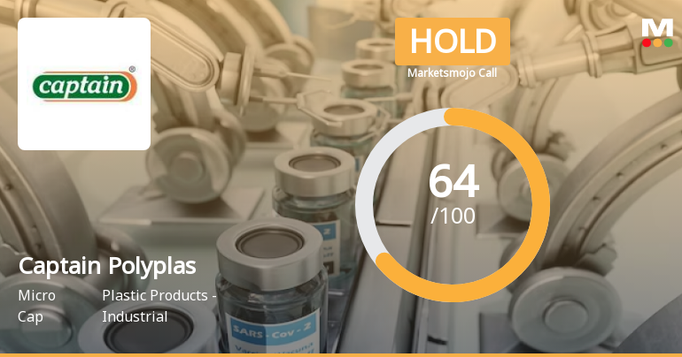 Captain Polyplast Ltd is Rated Hold by MarketsMOJO