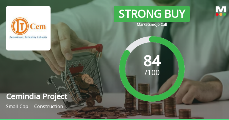 Cemindia Projects Ltd is Rated Strong Buy