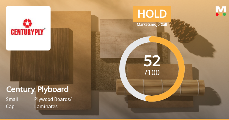 Century Plyboards (India) Ltd is Rated Hold