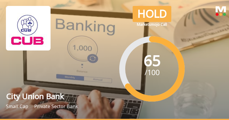 City Union Bank Ltd. is Rated Hold