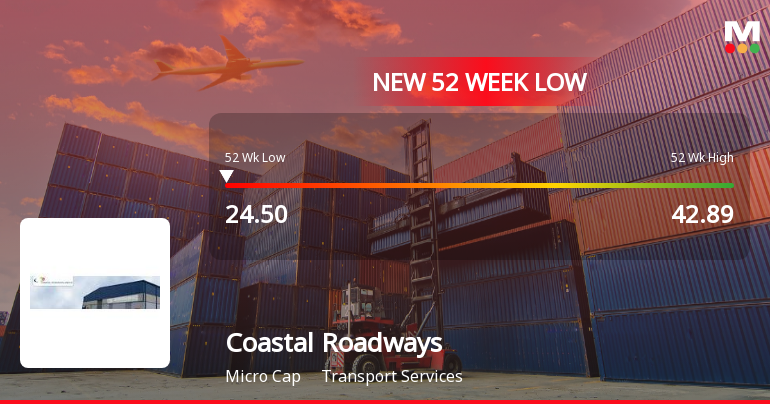 Markets Rally, But Coastal Roadways Ltd Sinks to 52-Week Low in Stock-Specific Sell-Off