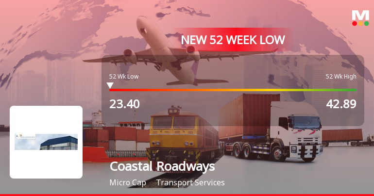 Markets Rally, But Coastal Roadways Ltd Sinks to 52-Week Low in Stock-Specific Sell-Off