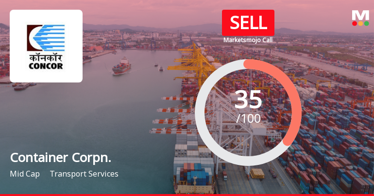 Container Corporation Of India Ltd Upgraded to Sell on Technical and Valuation Improvements