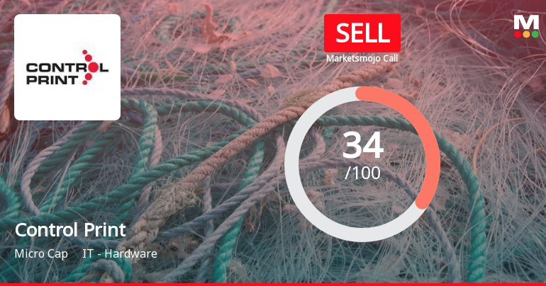 Control Print Ltd. is Rated Sell by MarketsMOJO