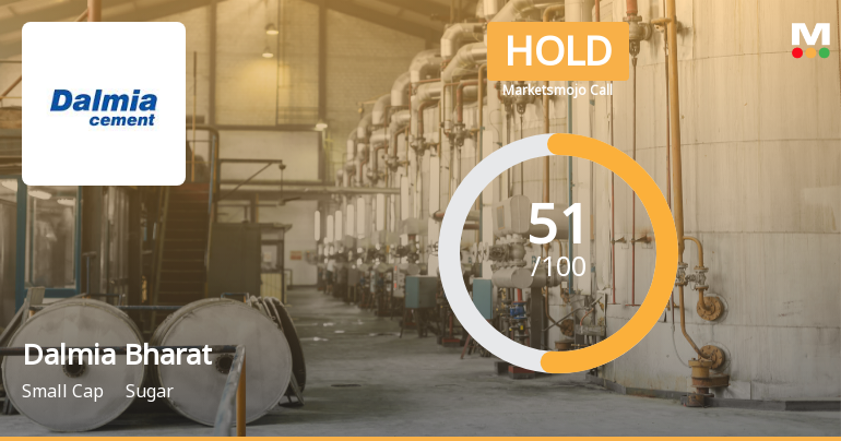 Dalmia Bharat Sugar & Industries Ltd Upgraded to Hold on Valuation and Technical Reassessment