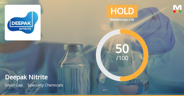 Deepak Nitrite Ltd. is Rated Hold by MarketsMOJO