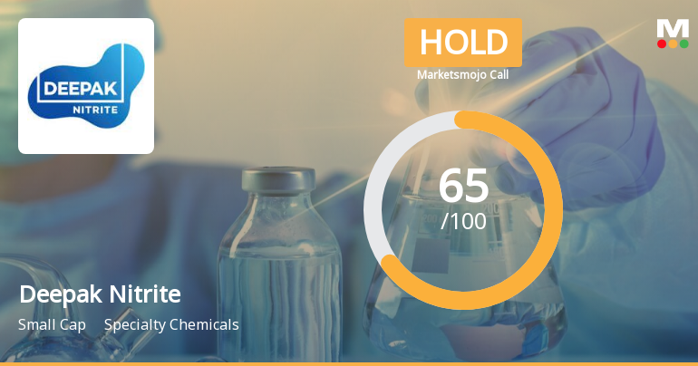 Deepak Nitrite Ltd. is Rated Hold by MarketsMOJO