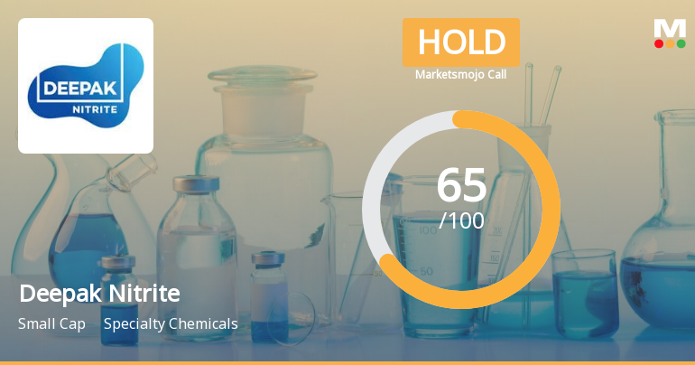 Deepak Nitrite Ltd. is Rated Hold by MarketsMOJO