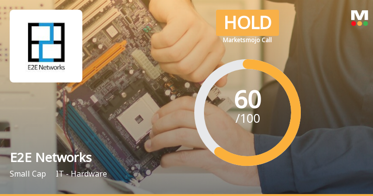 E2E Networks Ltd is Rated Hold by MarketsMOJO