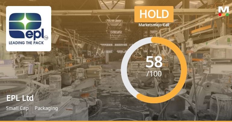 EPL Ltd is Rated Hold by MarketsMOJO